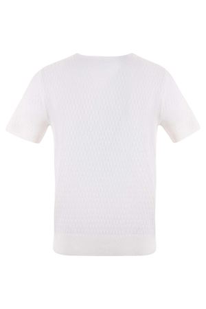 Maglia in cotone extrafine bianco PAOLO PECORA | A021F1001102